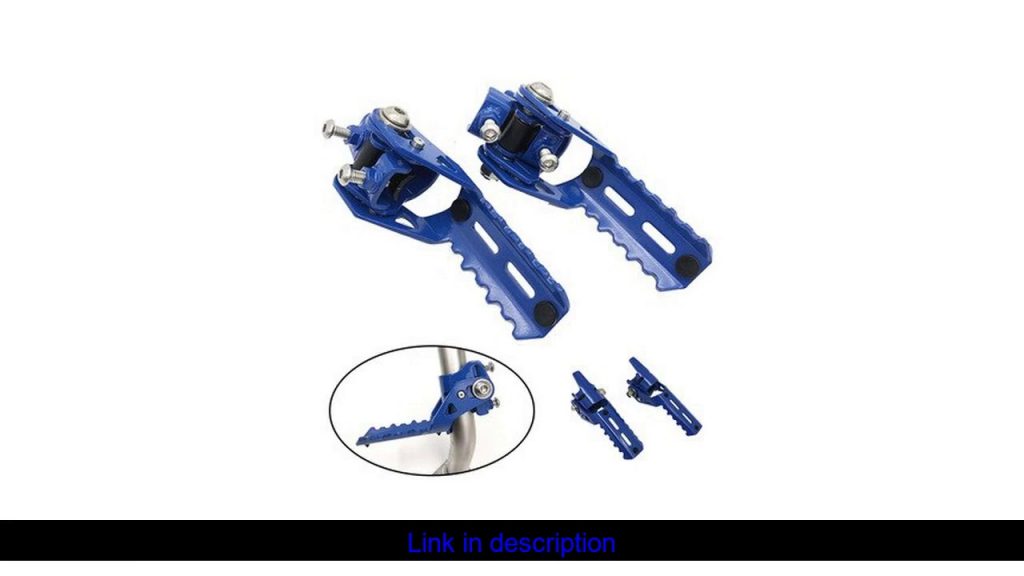 Estrada da motocicleta frente pé pegs folding apoio para os pés grampos 22-25mm para bmw r1250gs r