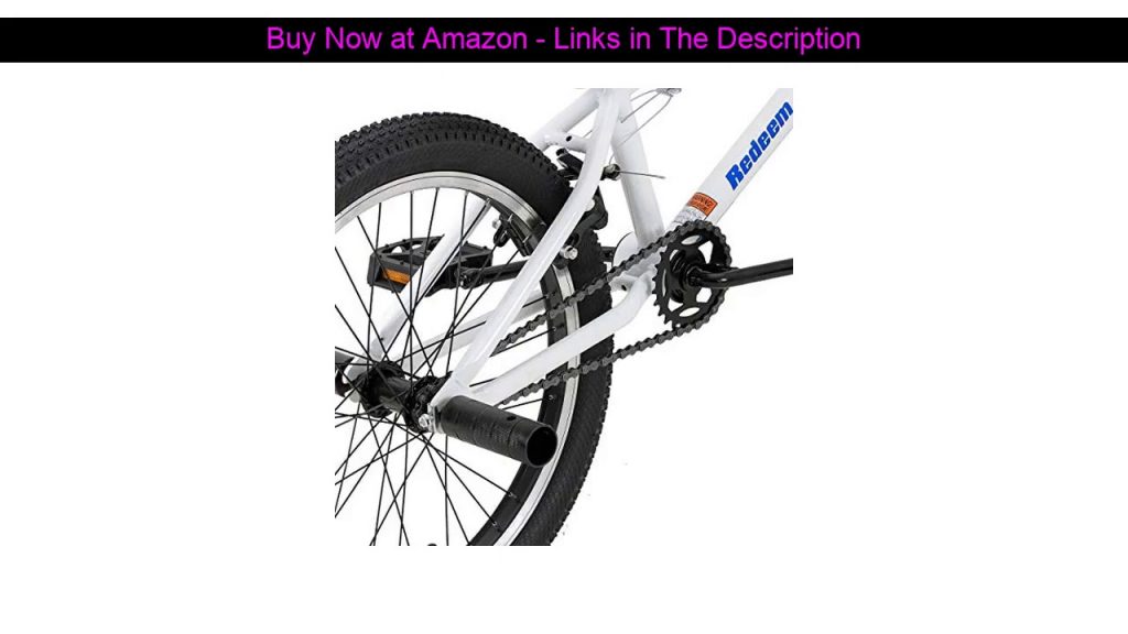 ✅ Hiland 20 Inch Kids Bike for Boys BMX Freestyle Bicycle White Blue