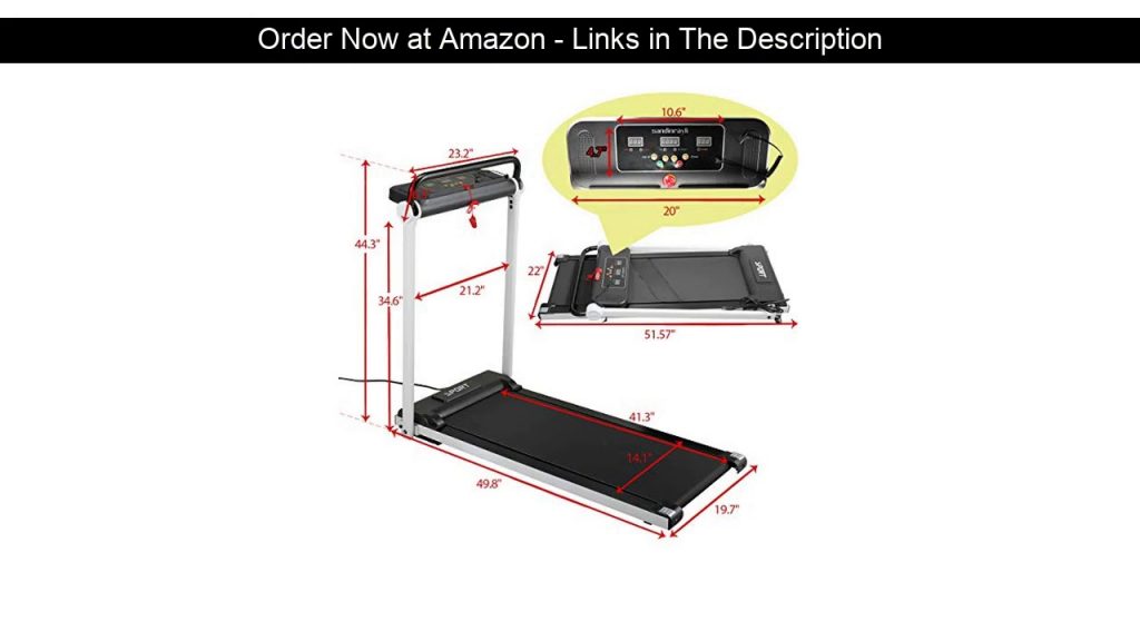 ⚡️ JAXPETY Electric Folding Treadmill 2HP Fitness Motorized Running Jogging Machine Perfect for Hom