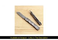 ✅ KATSU Handmade Full Damascus Steel Bamboo Style Japanese Razor Pocket Folding Knife with Pocket C ✅ KATSU Handmade Full Damascus Steel Bamboo Style Japanese Razor Pocket Folding Knife with Pocket C
