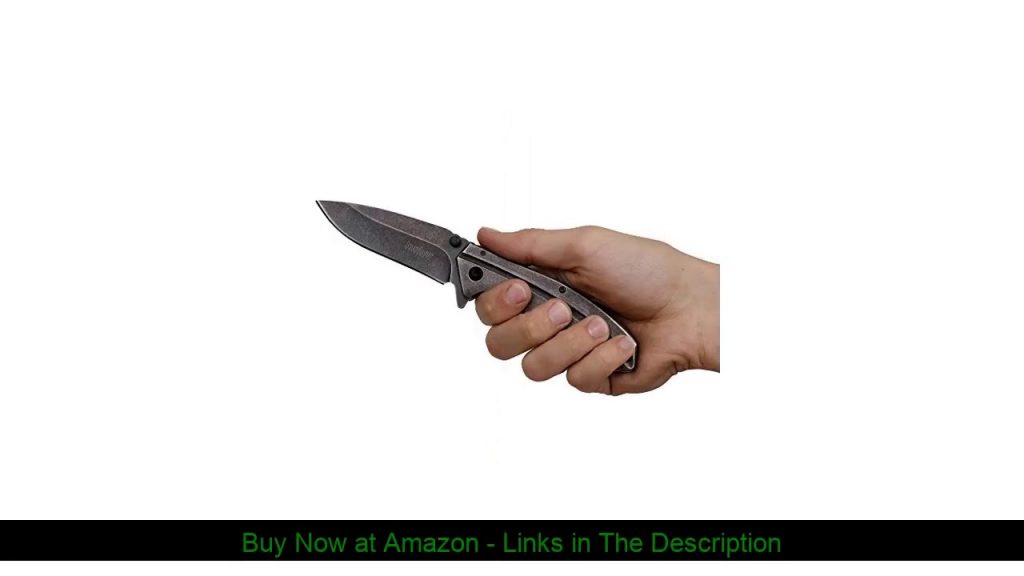 ☑️ Kershaw Filter (1306BW) Folding Pocket Knife with 3.2-Inch BlackWashed High-Performance Steel Bl