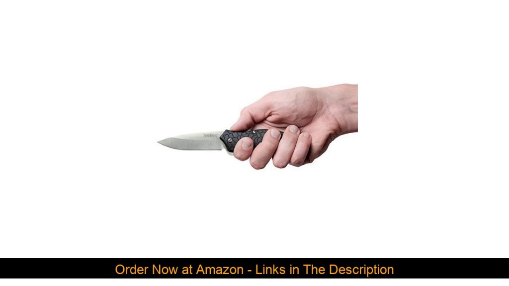 ☘️ Kershaw Oso Sweet (1830) Folding Pocketknife with Satin-Finished 3.1-Inch 8Cr13MoV Stainless Ste