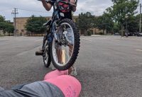 Lizard 🦎 Head Rides A Bike