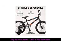 ✅ Mongoose Switch BMX Bike for Kids, 18-Inch Wheels, Includes Removable Training Wheels