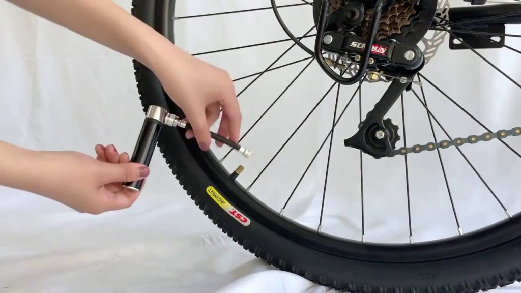 PCycling Mini Bicycle Pump Aluminum Alloy Cycling Hand Air Pump Ball Tire Inflator MTB Mountain Road