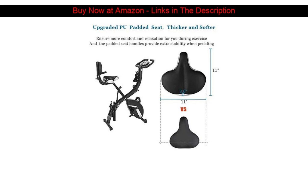 ✨ PEXMOR 3 in 1 Adjustable Folding Exercise Bike Convertible Magnetic Upright Recumbent Bike with A