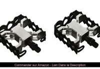 ⚡️ Paire pédales BMX-Freestyle filetage aluminium et acier W-1/2