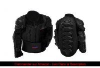 ⭐️ Protectwear Veste de protection pour enfants, pour Motocross, BMX, Ski et Snowboard, noir, PJK,