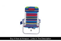 ⚡️ Rio Brands 4-Position Backpack Lace-Up Suspension Folding Beach Chair, Multi Stripe ⚡️ Rio Brands 4-Position Backpack Lace-Up Suspension Folding Beach Chair, Multi Stripe