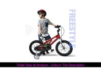 ✨ RoyalBaby Boys Girls Kids Bike 14 Inch BMX Freestyle 2 Hand Brakes Bicycles with Training Wheels