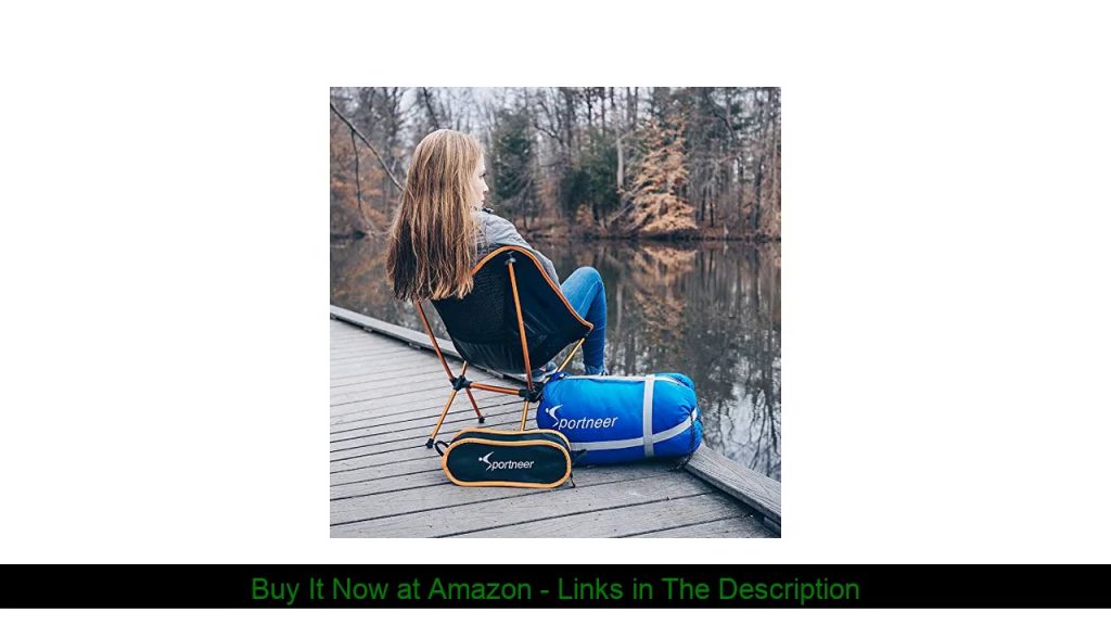 ☄️ Sportneer Portable Lightweight Folding Camping Chair, 2-Pack for Backpacking, Hiking, Picnic