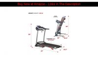 ☀️ Sunny Health & Fitness Treadmill Folding Motorized Running Machine