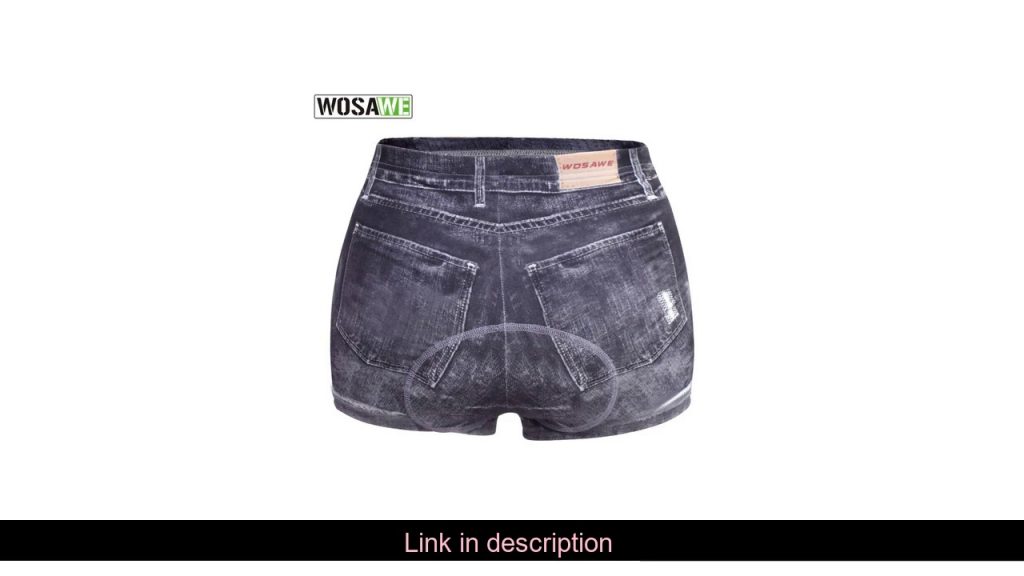 WOSAWE Women's Moto Cycling Shorts 3D Gel Padded Breathable Underwear Mountain Bike Bicycle MTB Sho