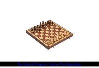 ❄️ Wegiel Handmade Jowisz Professional Tournament Chess Set - Wooden 16 Inch Folding Board With Fel