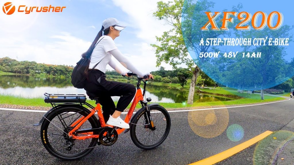 XF200 A Step Through City Electric Bike | Cyrusher Sports