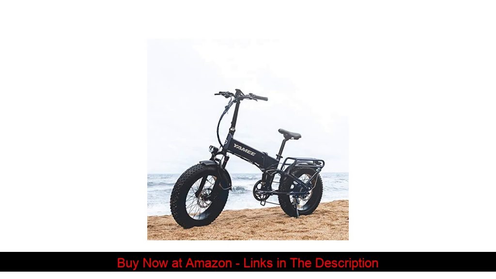 ☄️ Yamee 750W Ebike 20'' Snow Tire Electric Bicycle Folding 48V 14.5AH Samsung Lithium Battery Adul