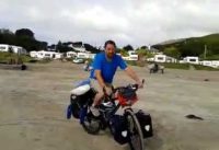 mountain bike ride at the beach in Waterville, Ireland