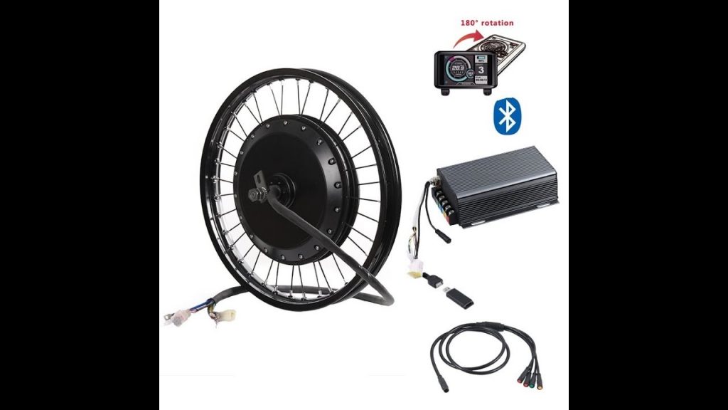 Bluetooth ! 72v 8000w QS V3 273 electric bike hub motor conversion kit with TFT colorful display