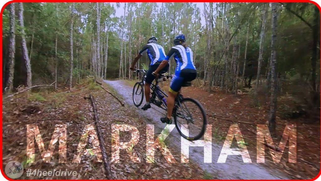 Tandem Mountain Biking: Riding a Tandem Bike at Central Florida's Markham Woods Mountain Bike Trail